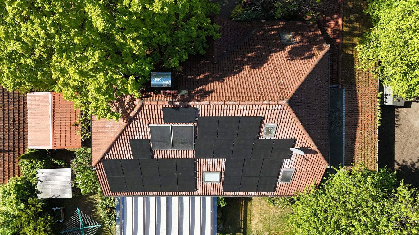 Bild einer Photovoltaikanlage in Lachendorf bei Hannover - installiert von Autaris Energy