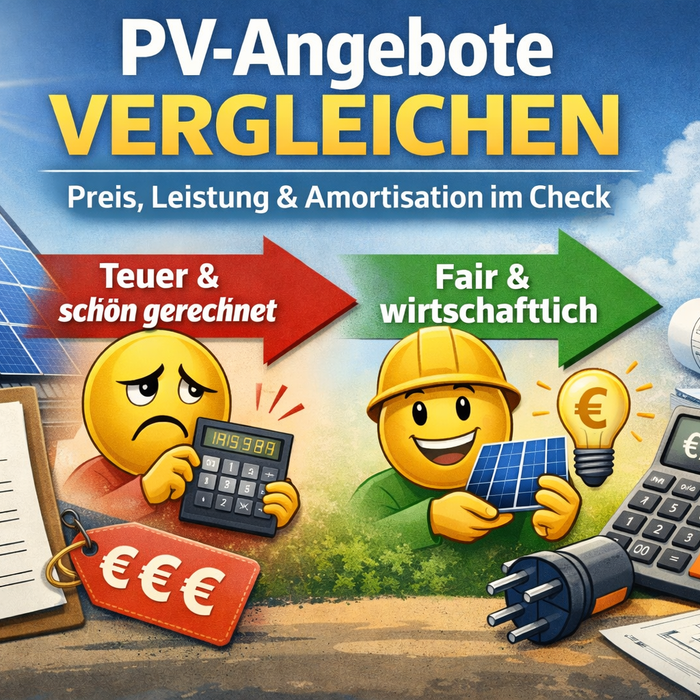 PV-Angebote vergleichen: So prüfst Du Preis, Leistung & Amortisation (inkl. Checkliste)