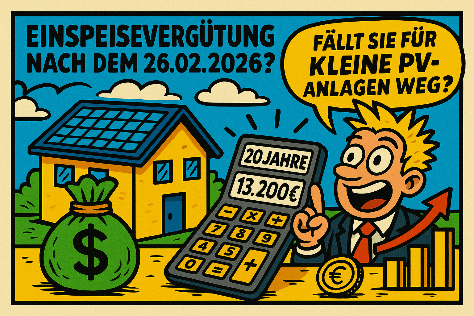 Einspeisevergütung nach dem 26.02.2026: Fällt sie für kleine PV-Anlagen weg?